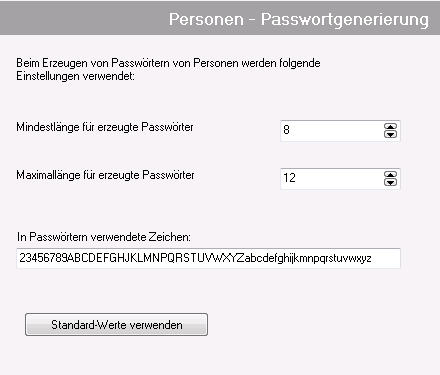 Passwortgenerierung