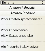 Amazon-Produkte synchronisieren