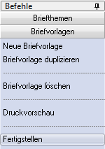 Befehl Fertigstellen
