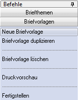 Eine neue Briefvorlage anlegen
