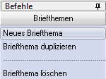 Ein neues Briefthema anlegen