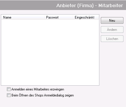 Mitarbeiterliste