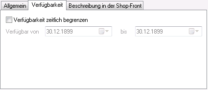 Online-Rabatt - Register Verfügbarkeit