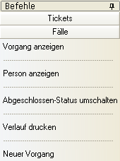 Die Befehle des Falls