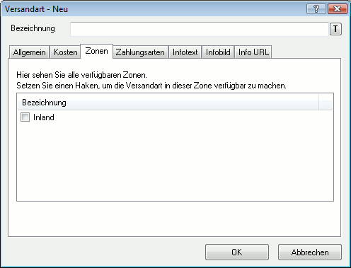 Register Zonen